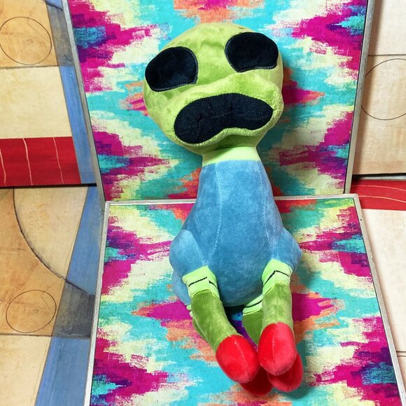 NEW ALIEN FRESH JERKY PLUSH TOY AREA 51 ALIEN UFO SCI-FI STUFFED ANIMAL PLUSHIE - Picture 2 of 5